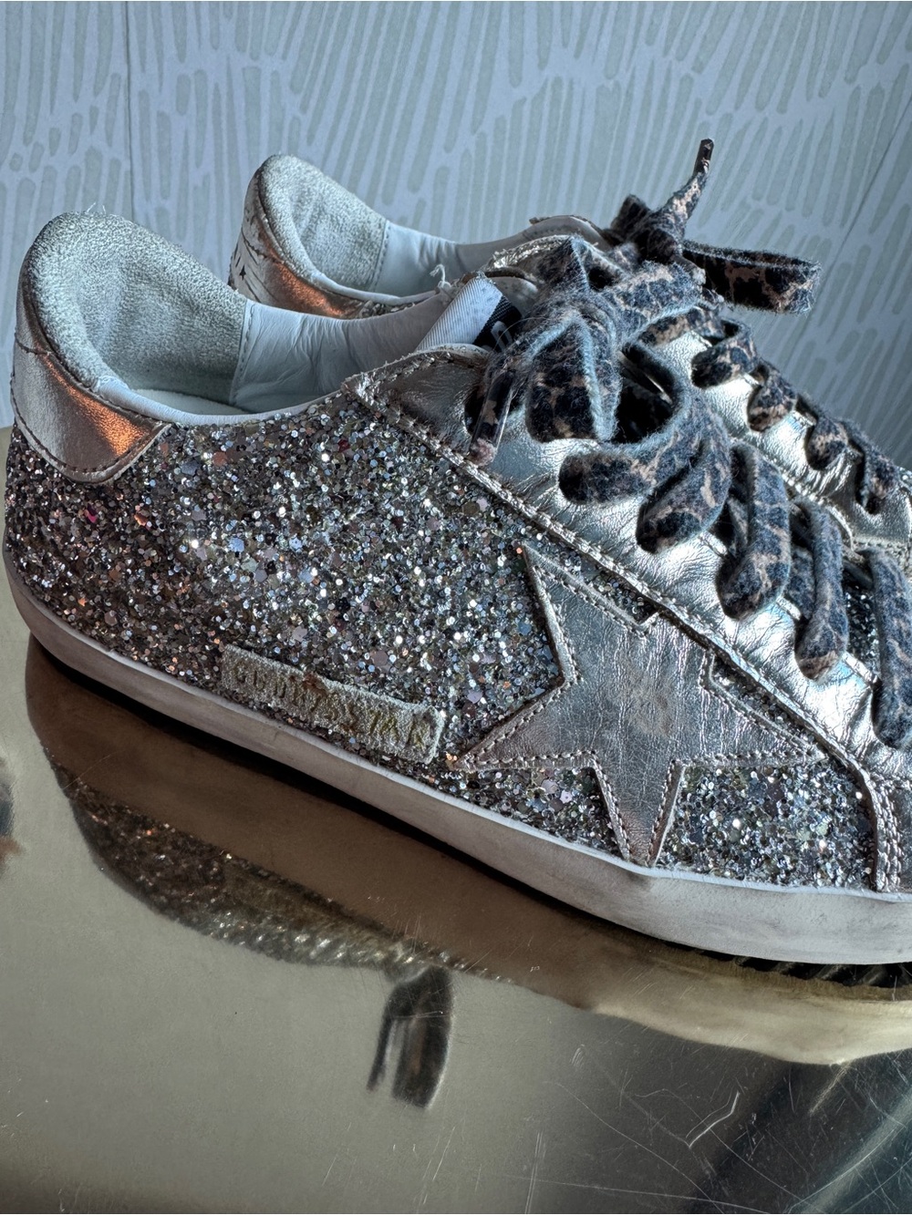Golden Goose Super star platinum glitter - Picture 4 of 12